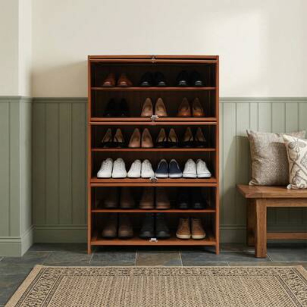 Shoe Rack Cabinet Narrow Entryway - 7-ярусный шкаф для хранения обуви с