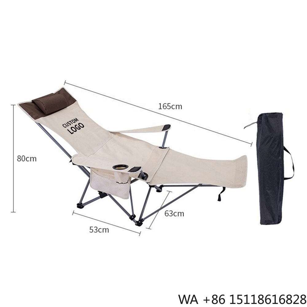 Outdoor Furniture - Портативное складное кресло-шезлонг, легкое, регулируемое, для