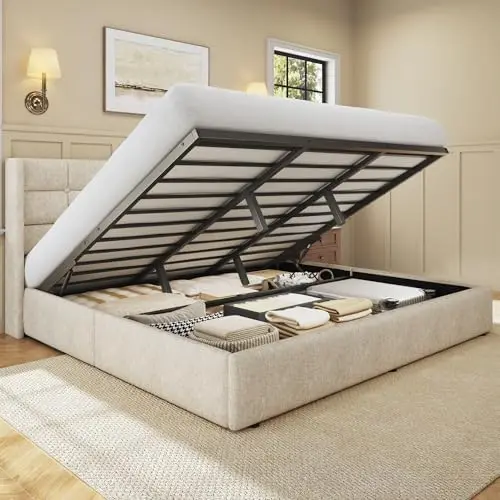 Gas Lift Storage Bed Hydraulic - Кровать-платформа King Size с подъемным механизмом