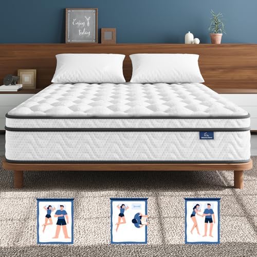 Memory Foam Mattress In A Box Queen - Матрас Queen Size 12 дюймов, гибридный