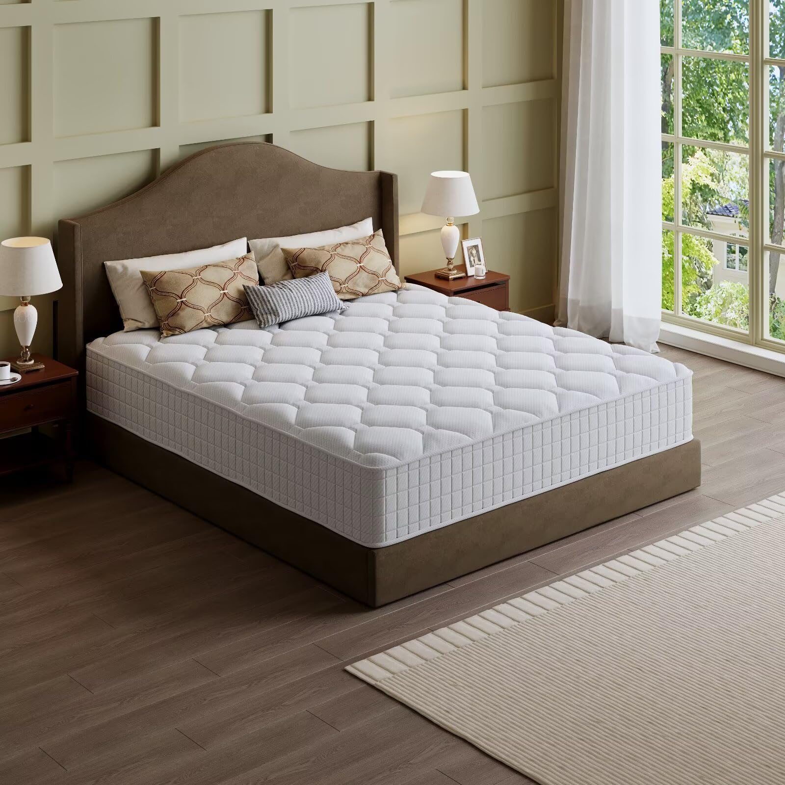 Memory Foam Mattress In A Box Queen - Матрас Queen, 14-дюймовый гибридный матрас из
