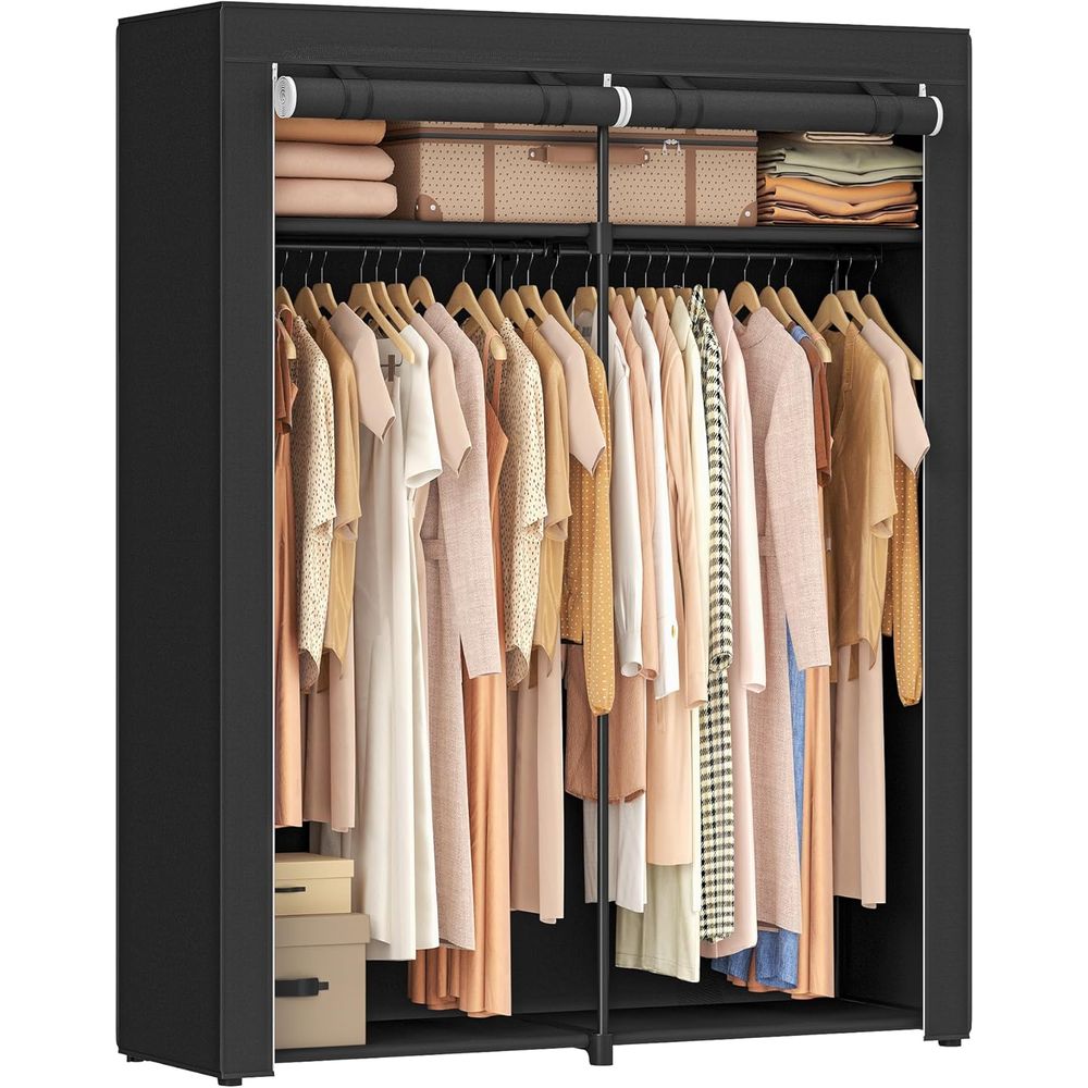 Wardrobe Closet Portable Fabric Cover - Портативный шкаф-гардероб, вешалка для одежды в