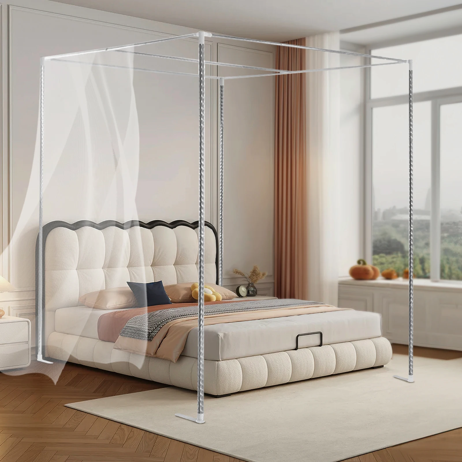 Металлическая опора для балдах – обзор и цена Canopy Bed Frame Metal Queen