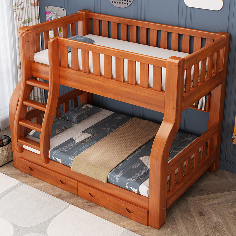 Двухъярусная кровать для детей – обзор и цена Bunk Bed With Stairs And Slide