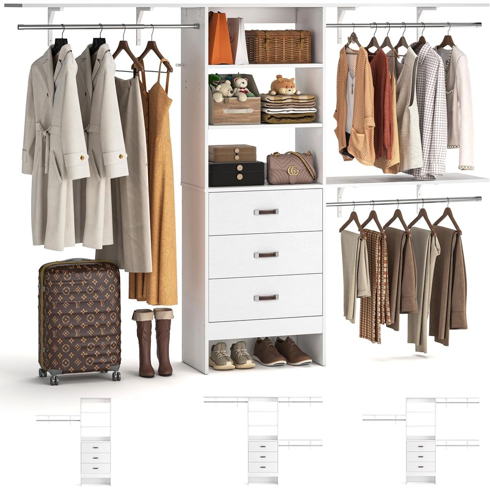 Система хранения 8T, 96-дюймов – обзор и цена Bedroom Furniture