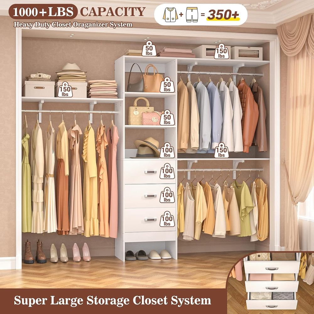 Система хранения 8T, 96-дюймов – обзор и цена Bedroom Furniture