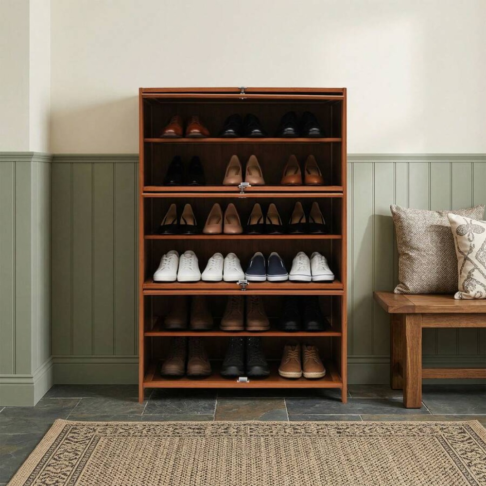 7-ярусный шкаф для хранения об – обзор и цена Shoe Rack Cabinet Narrow Entryway