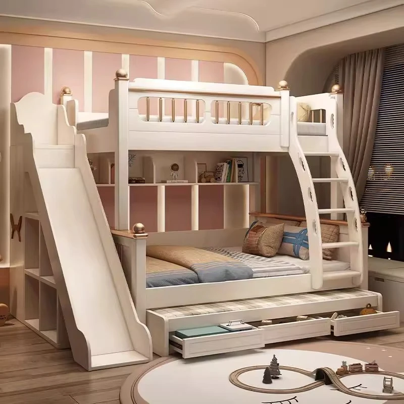 Двухъярусная кровать из дерева – обзор и цена King Size Bed Frame With Storage Drawers