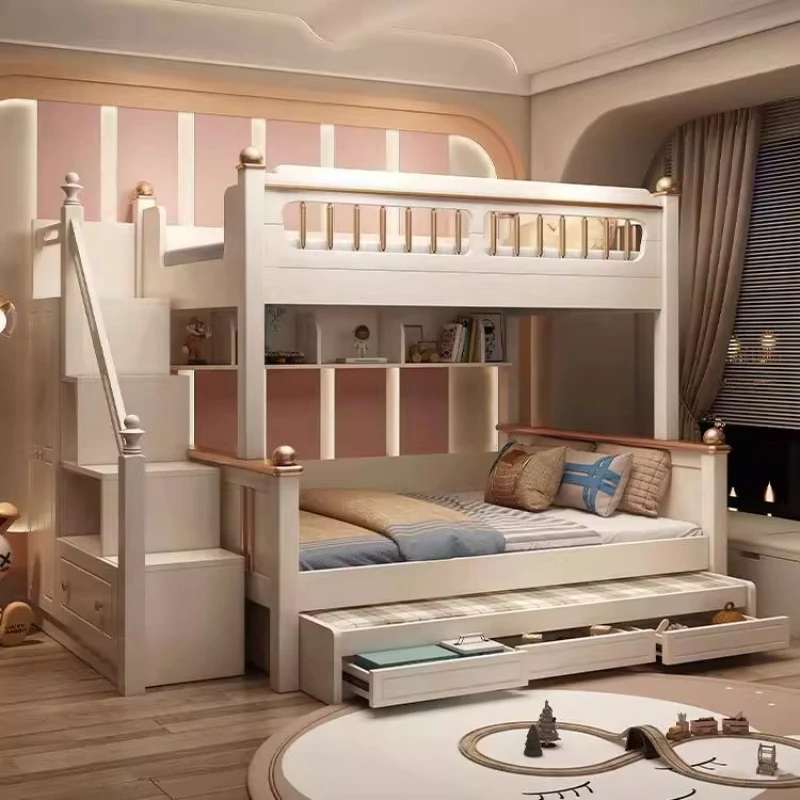 Двухъярусная кровать из дерева – обзор и цена King Size Bed Frame With Storage Drawers