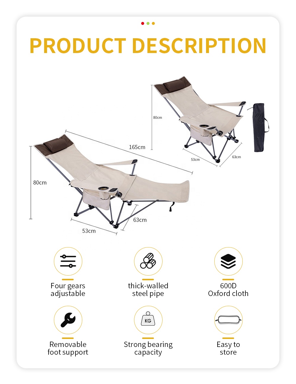 Портативное складное кресло-ше – обзор и цена Outdoor Furniture