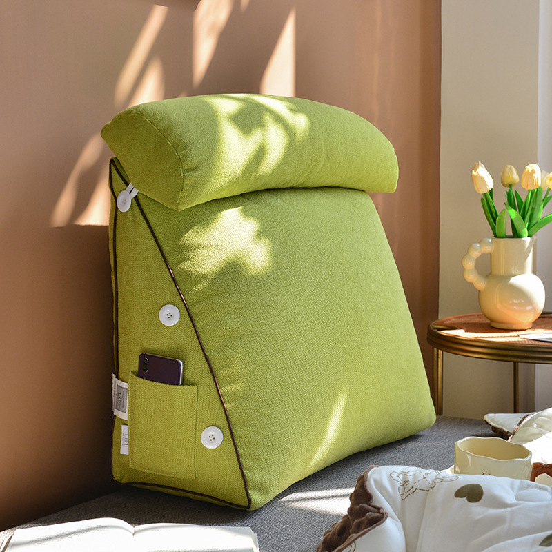 1 шт., треугольная подушка для – обзор и цена Headboard Cushion Backrest Tatami