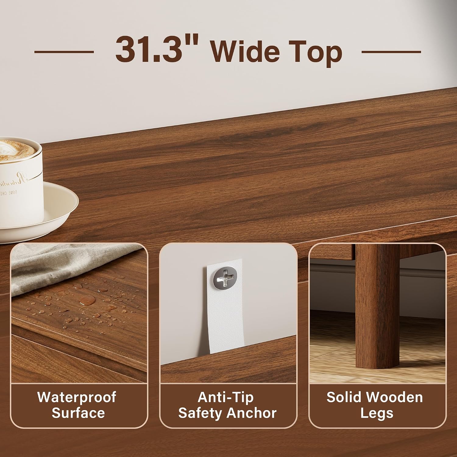 Высокий деревянный комод с пят – обзор и цена Bedroom Furniture