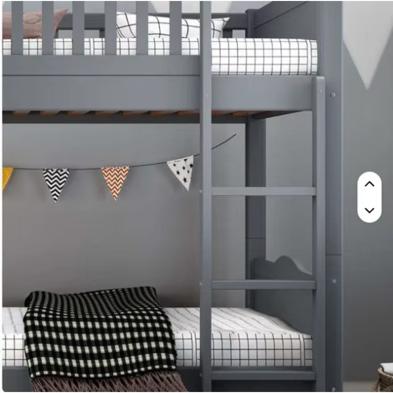 Горячая распродажа: Двухъярусн – обзор и цена Bunk Bed With Stairs And Slide