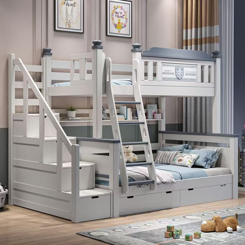 Новинка! 2025. Недорогая детск – обзор и цена Bunk Bed With Stairs And Slide