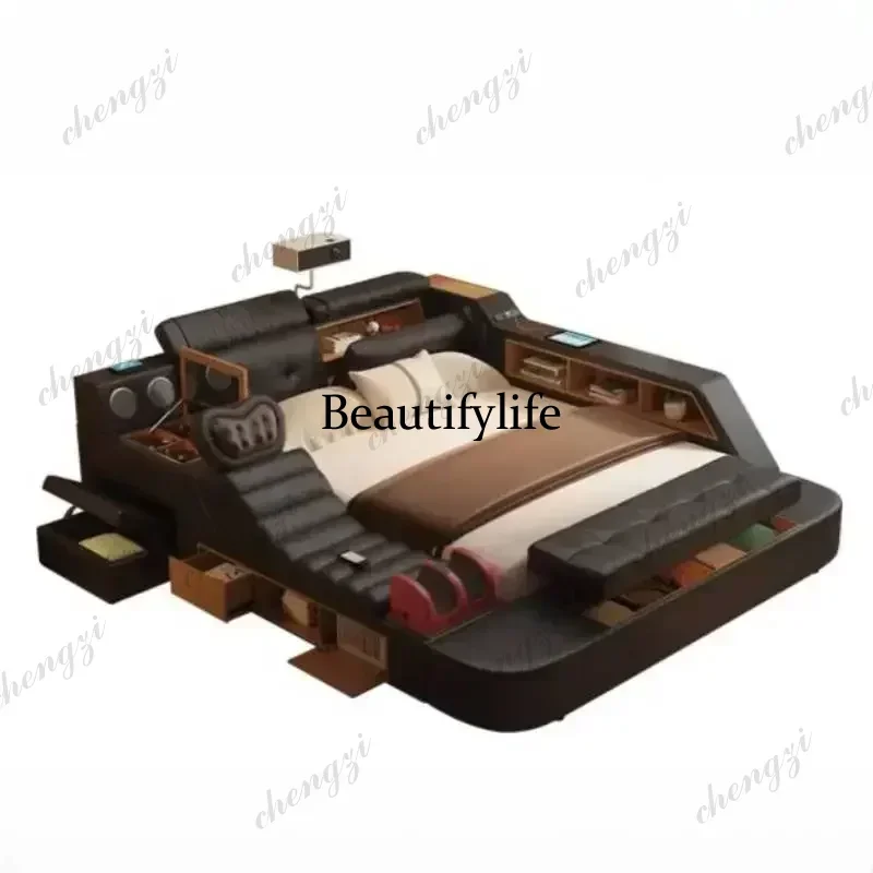 Двуспальная кровать A182 Black – обзор и цена King Size Bed Frame With Storage Drawers