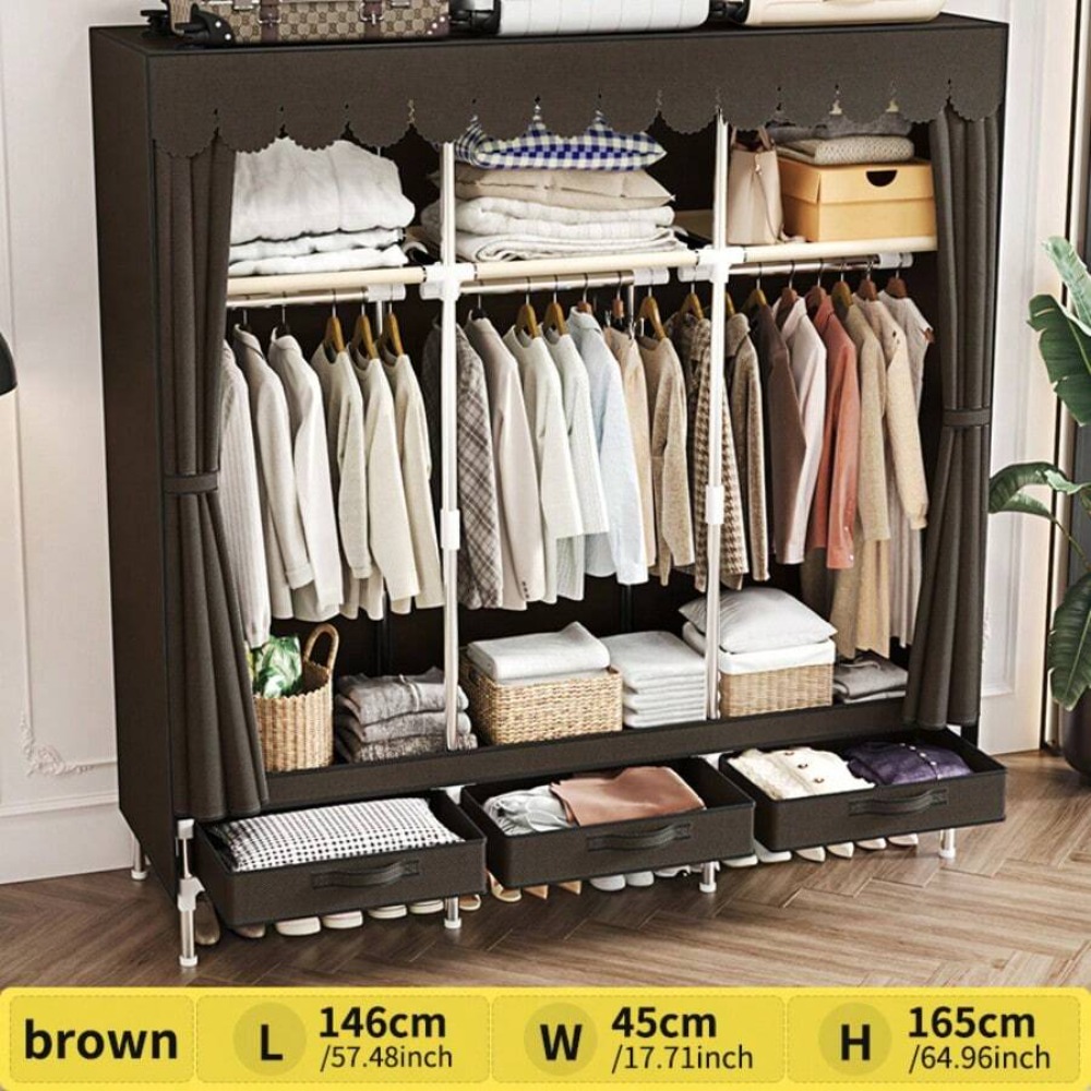 Портативный шкаф-органайзер дл – обзор и цена Wardrobe Closet Portable Fabric Cover