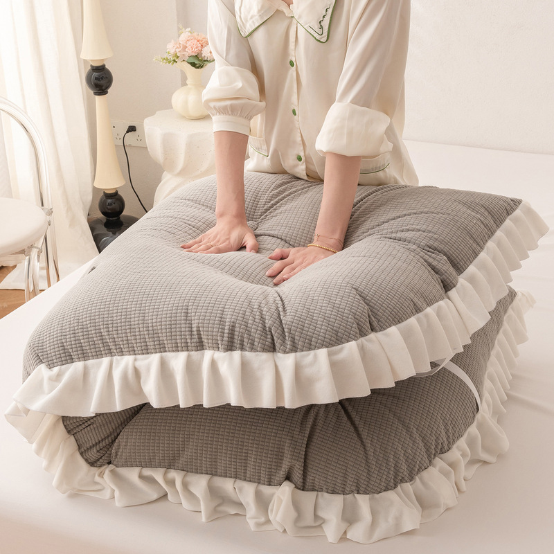 Подушка-спинка с рюшами для из – обзор и цена Headboard Cushion Backrest Tatami