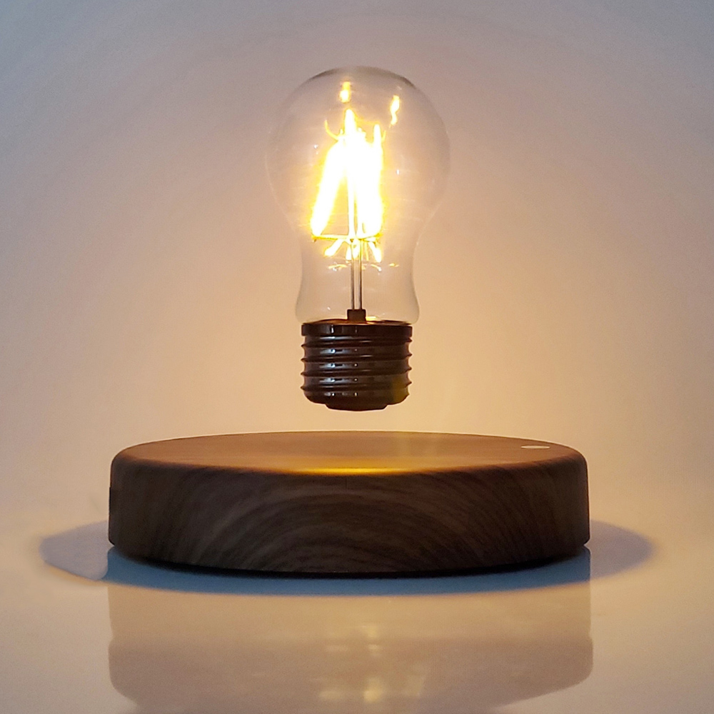 Лампа с магнитной левитацией,  – обзор и цена Floating Nightstand With Led Light