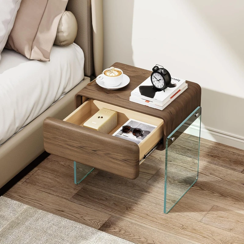 Прикроватная тумбочка с ящиком – обзор и цена Solid Wood Nightstand 2 Drawers