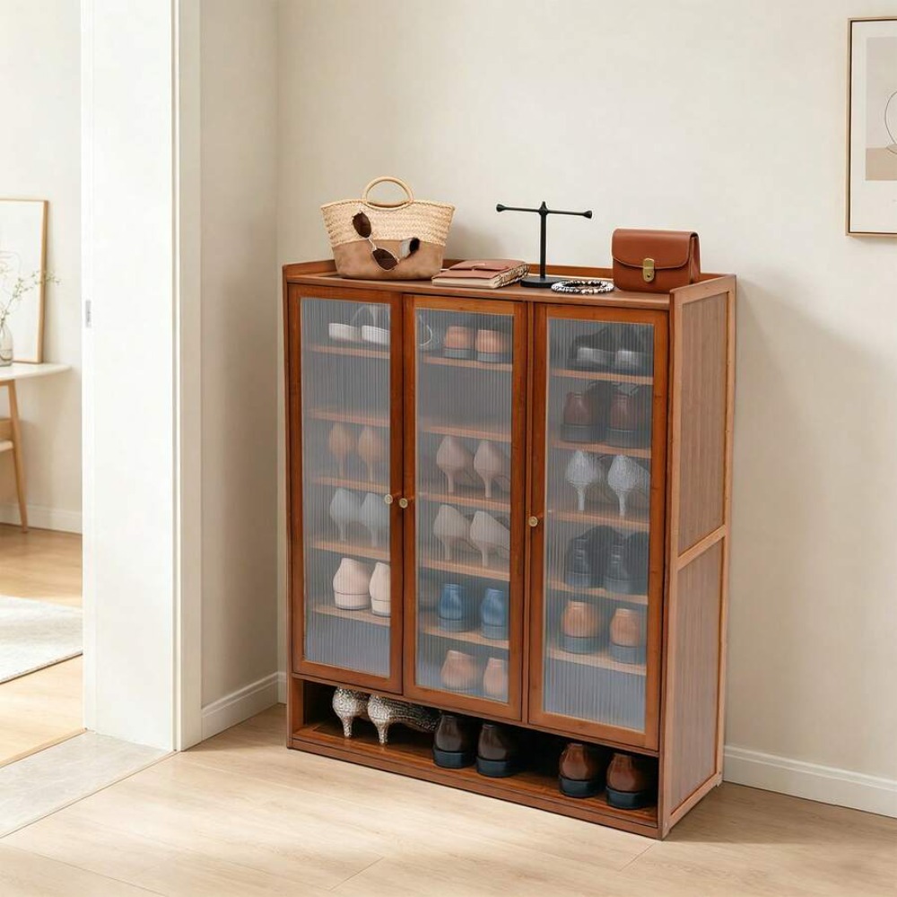 Шкаф для обуви на 8 уровней с  – обзор и цена Shoe Rack Cabinet Narrow Entryway