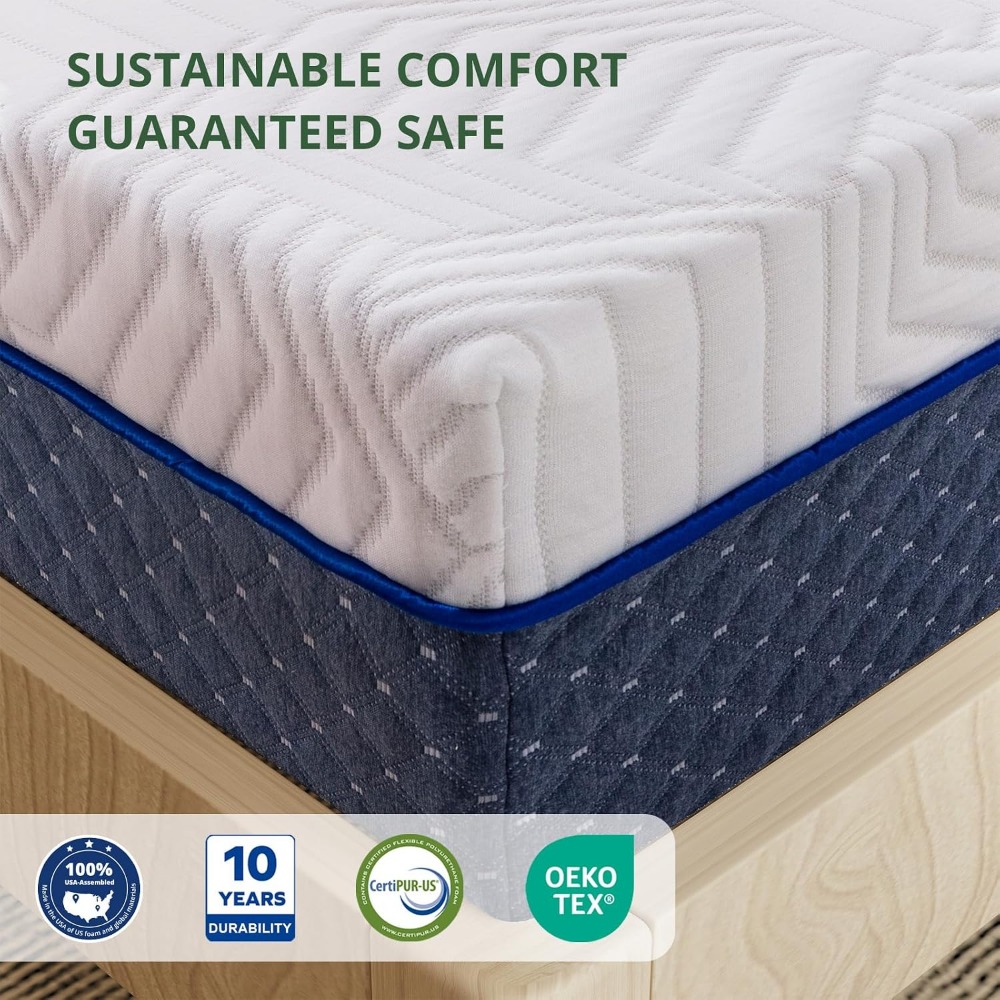 Матрас из гелевого пенополиуре – обзор и цена Memory Foam Mattress In A Box Queen