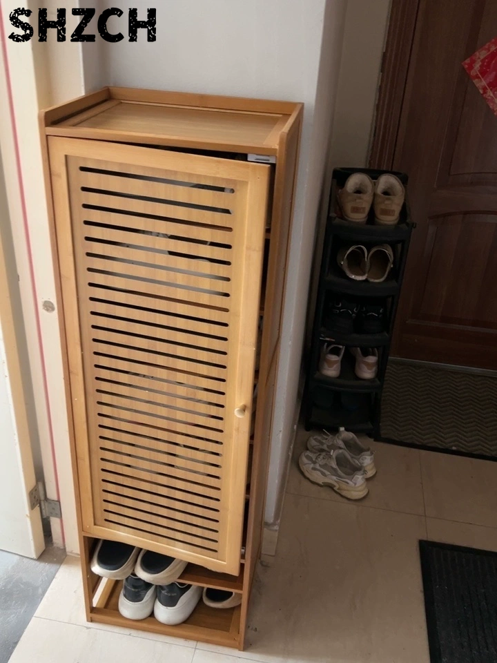 Узкая компактная обувница с дв – обзор и цена Shoe Rack Cabinet Narrow Entryway